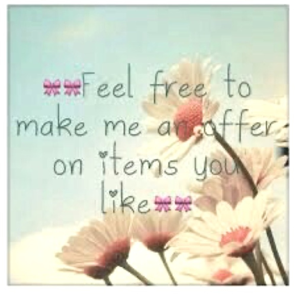 Feel free to make me an offer!